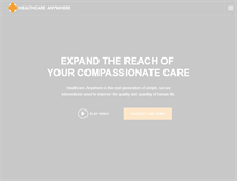 Tablet Screenshot of healthcareanywhere.com